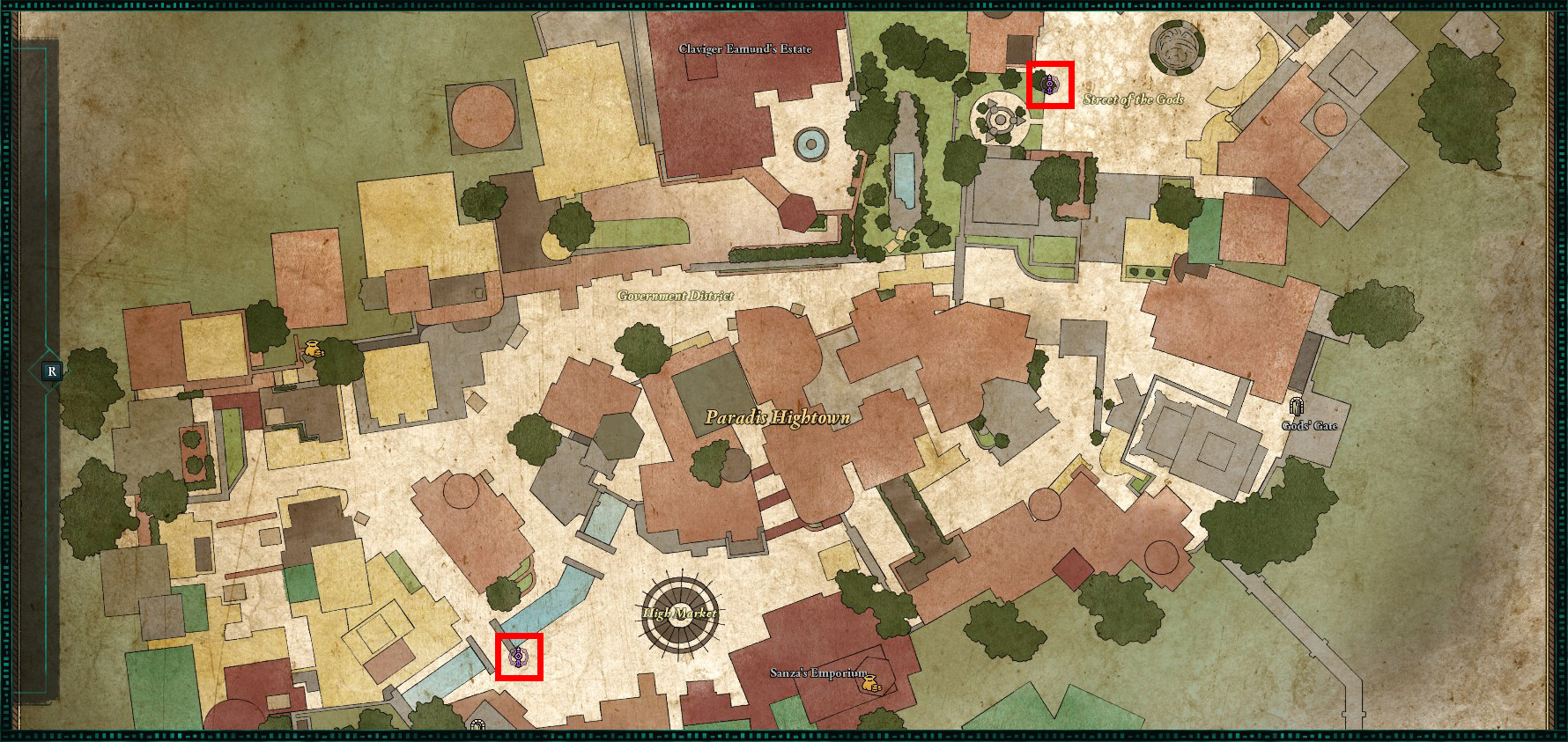 Avowed Dawnshore Map