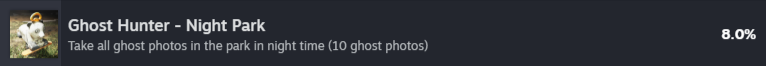 Cursed Digicam Ghost Hunter - Night Park achievement