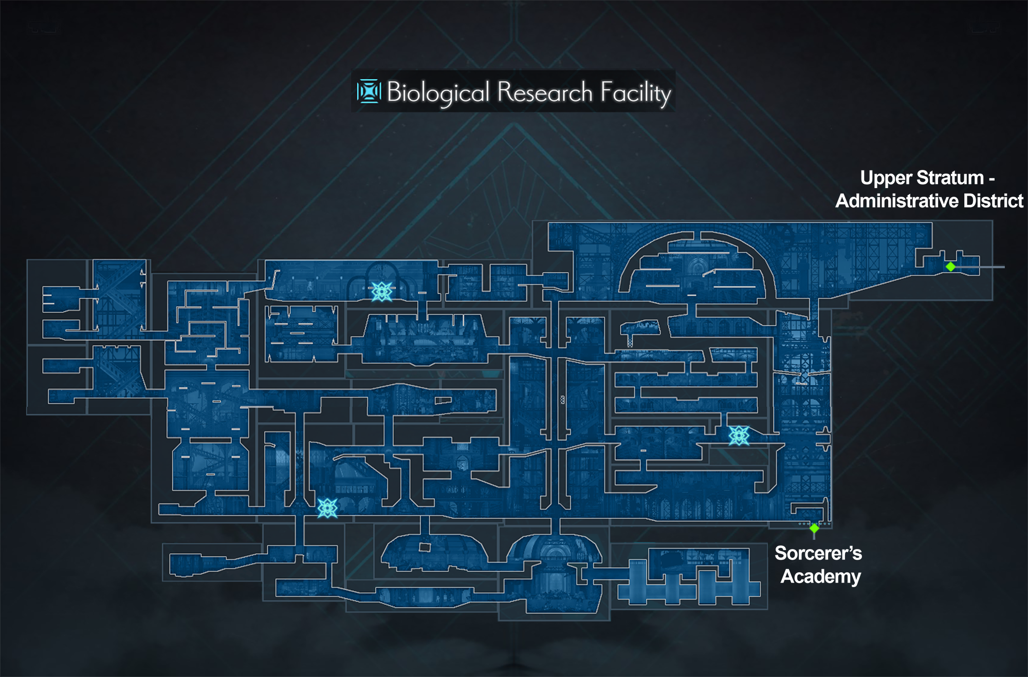 ENDER MAGNOLIA Biological Research Facility map