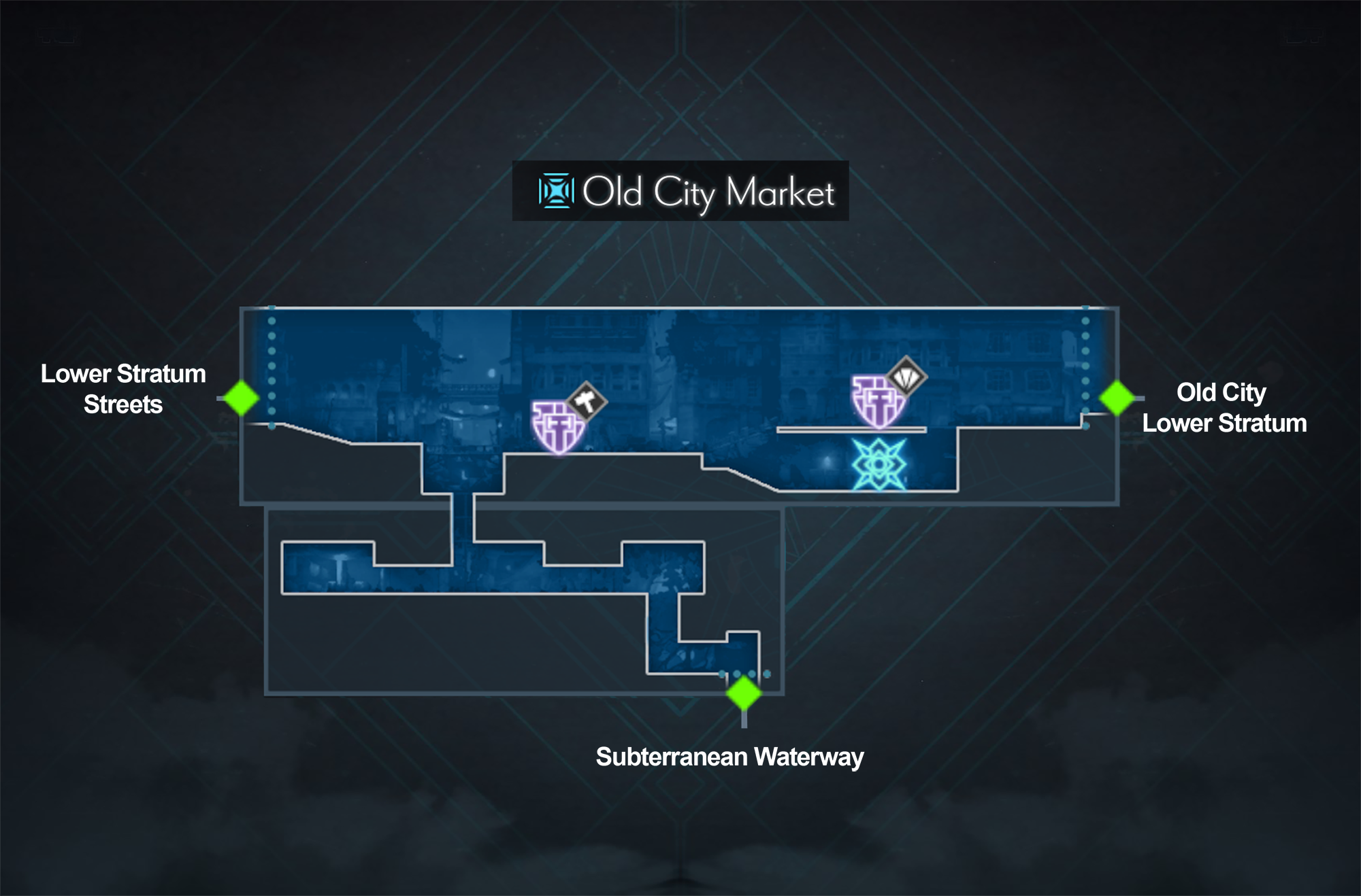 ENDER MAGNOLIA Old City Market map