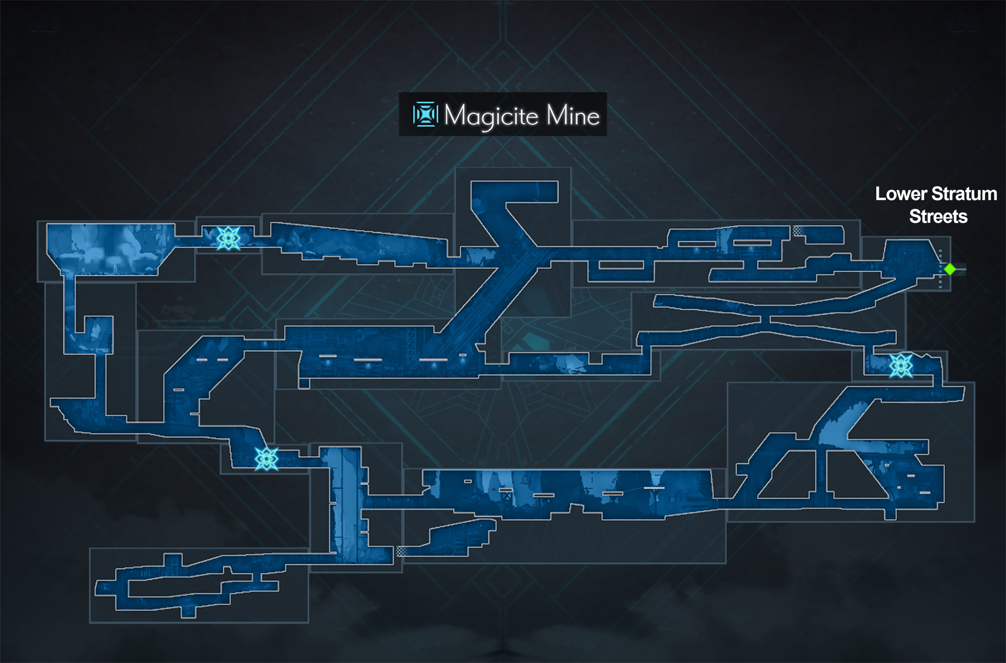 ENDER MAGNOLIA Magicite Mine map