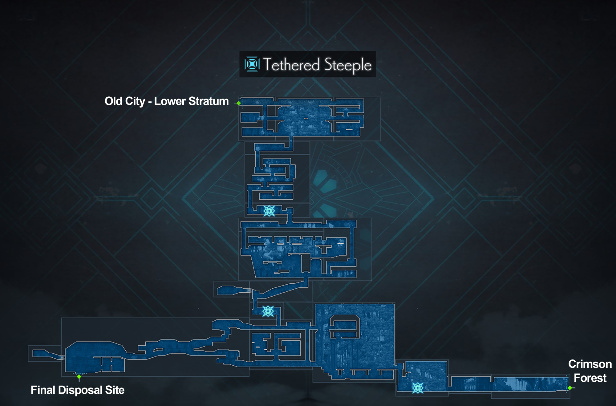 ENDER MAGNOLIA Tethered Steeple map