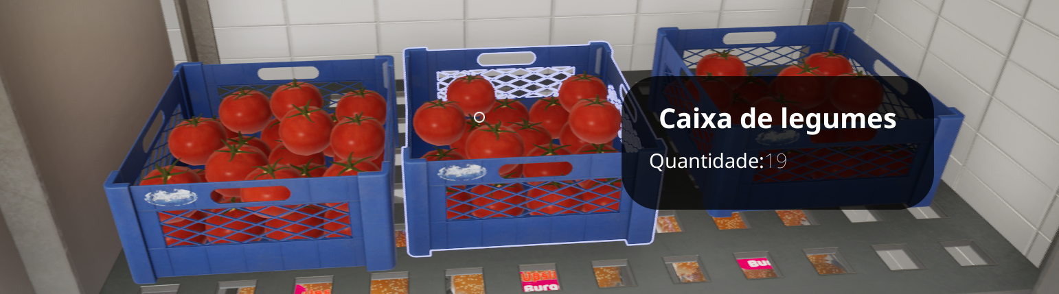 Fast Food Simulator Vegetables in boxes