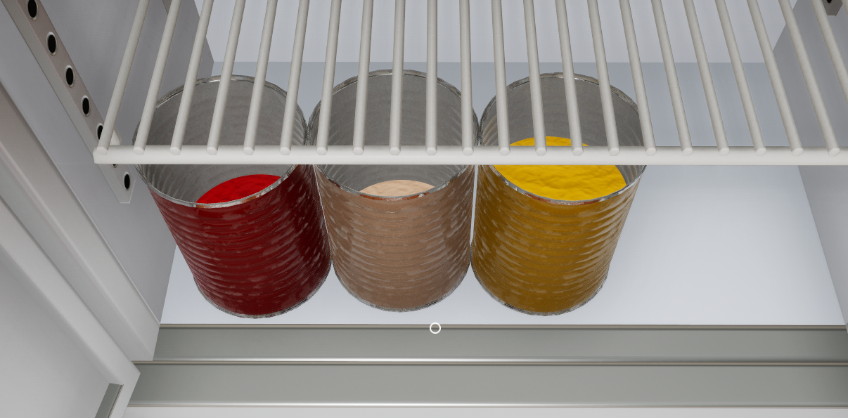 Fast Food Simulator Cans of opened sauces