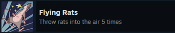 Stars In The Trash Achievement Flying Rats